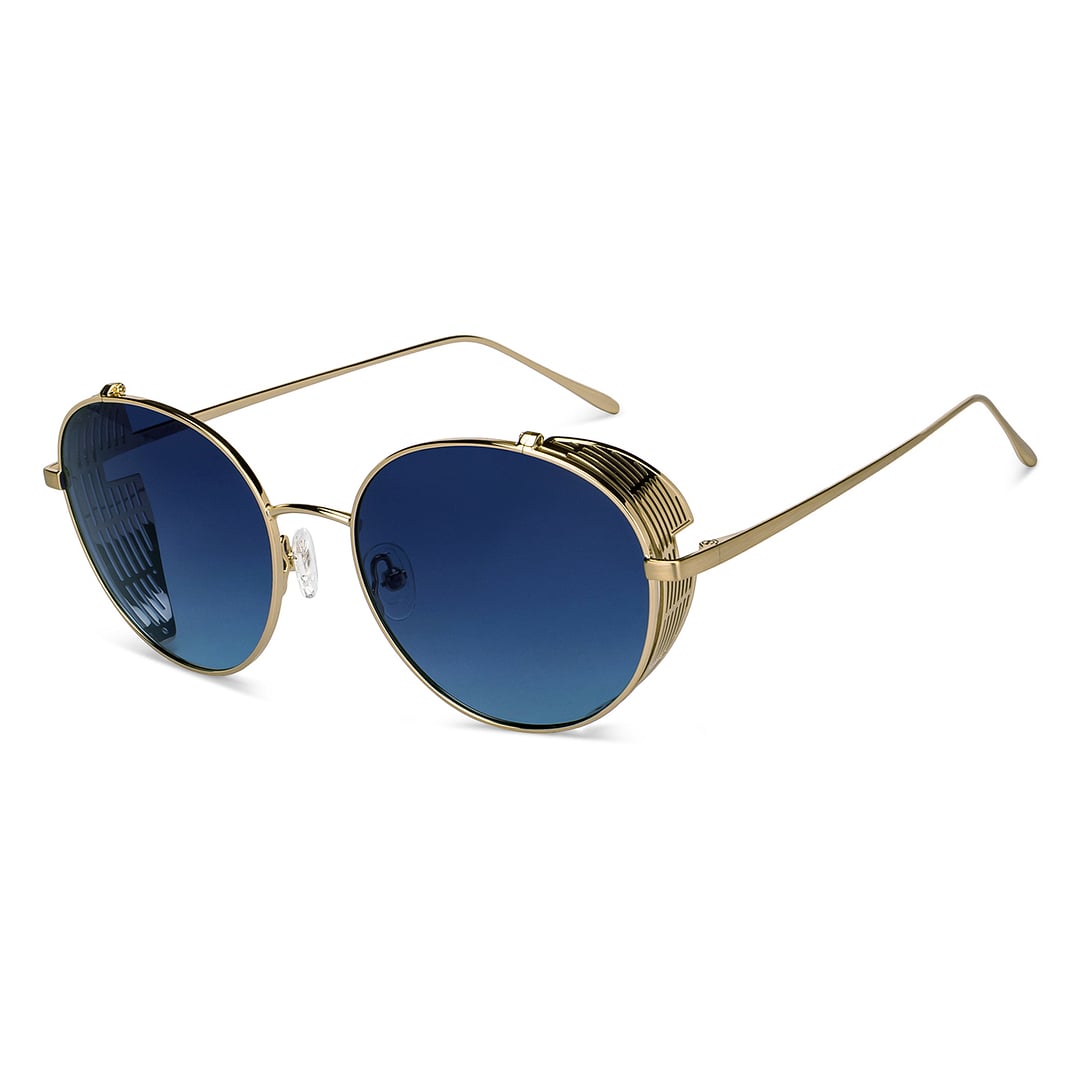 John Jacobs Gold Full Rim Round right side