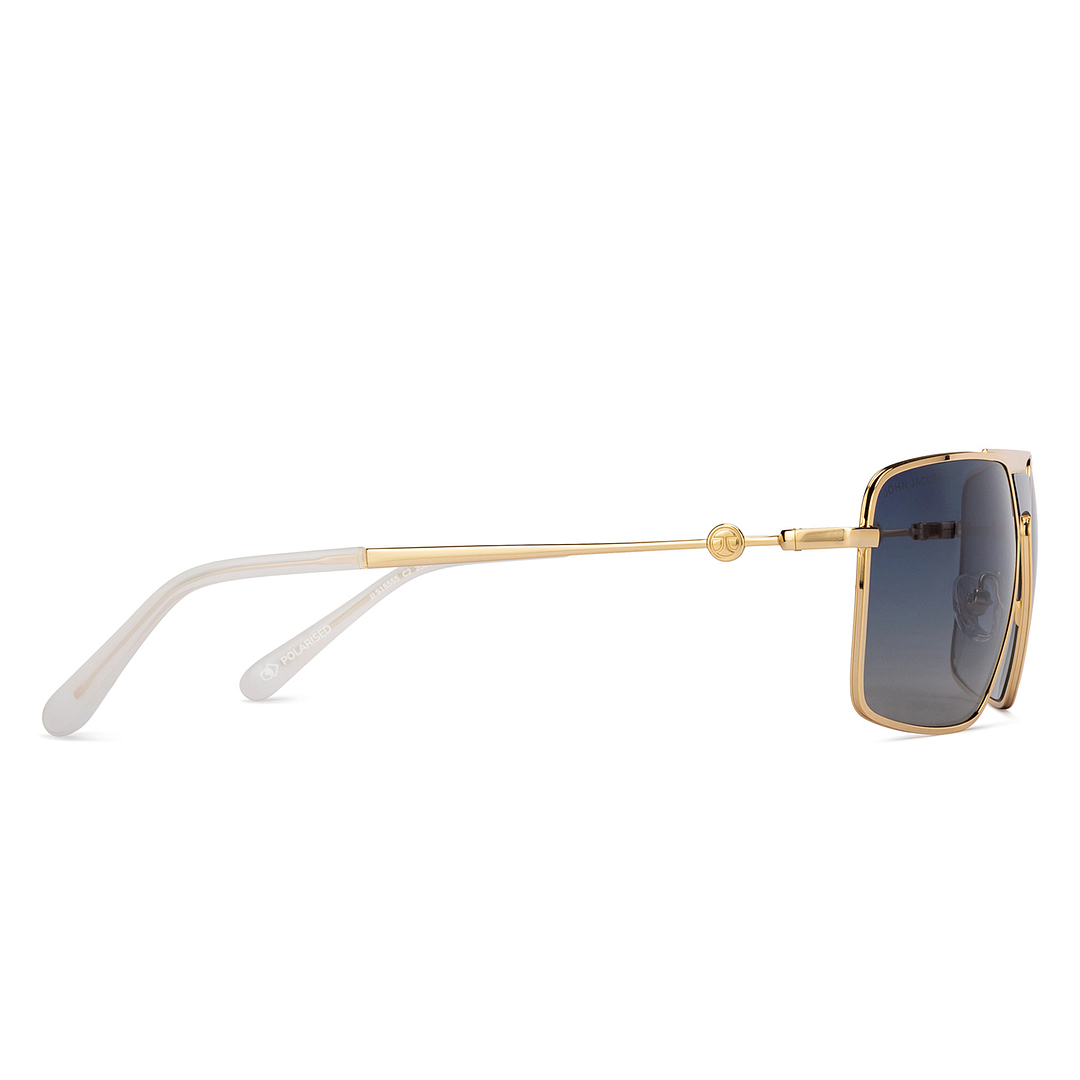 John Jacobs Gold Full Rim Square left side