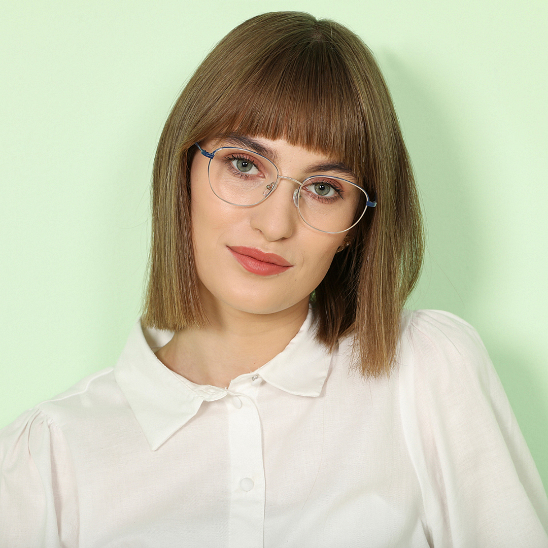 John Jacobs Gold Full Rim Round right side