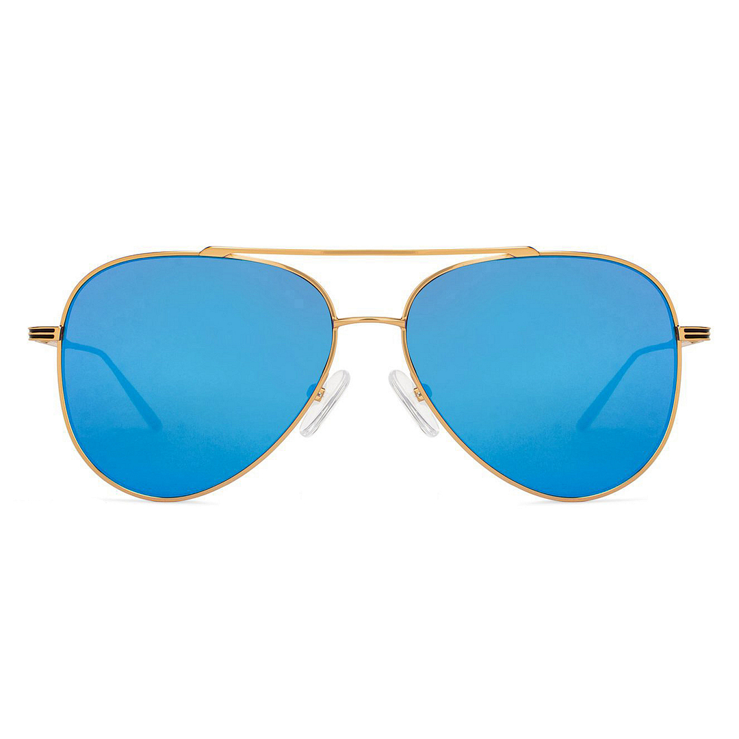 John Jacobs Gold Full Rim Aviator right side