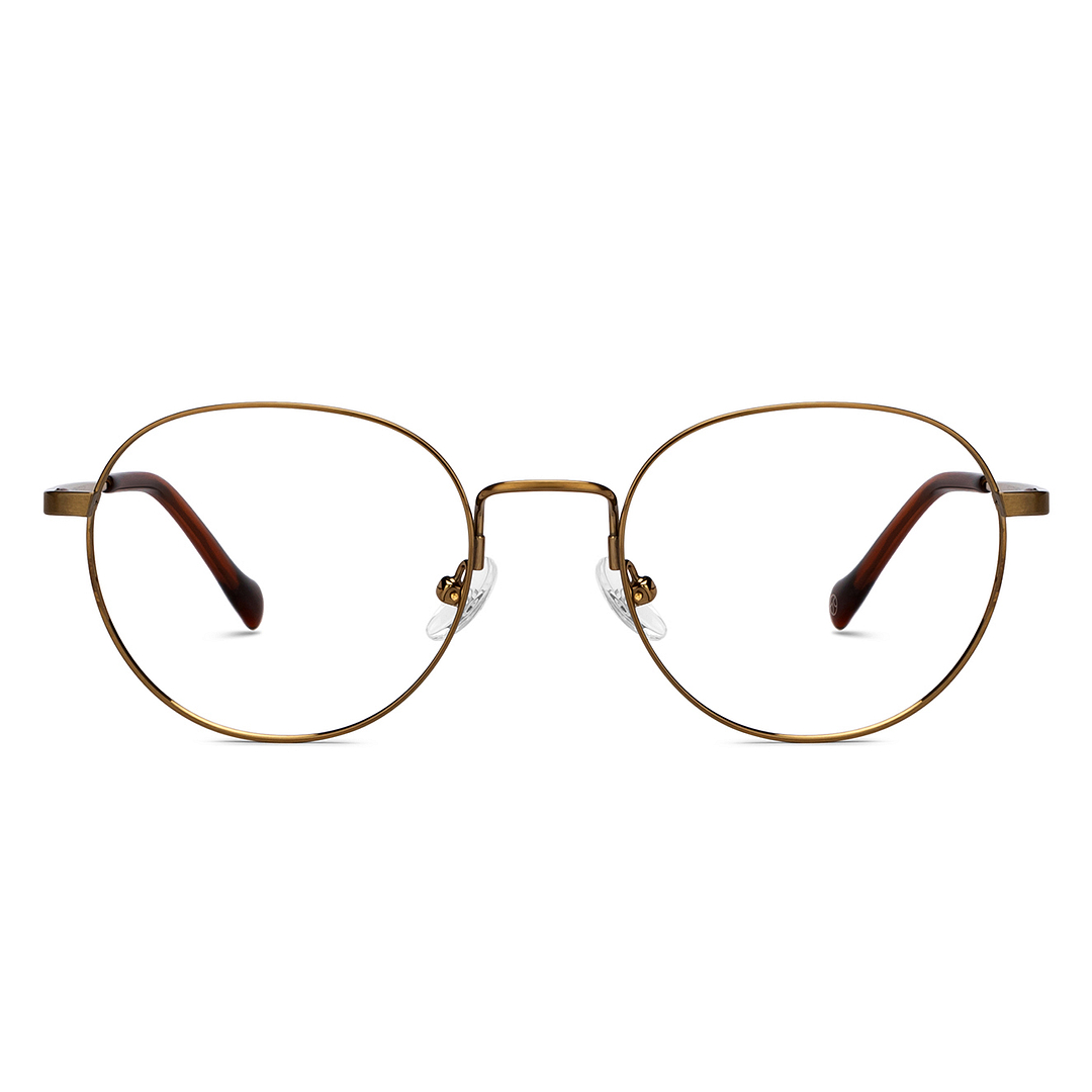John Jacobs Online Dark Brown Full Rim Round left side