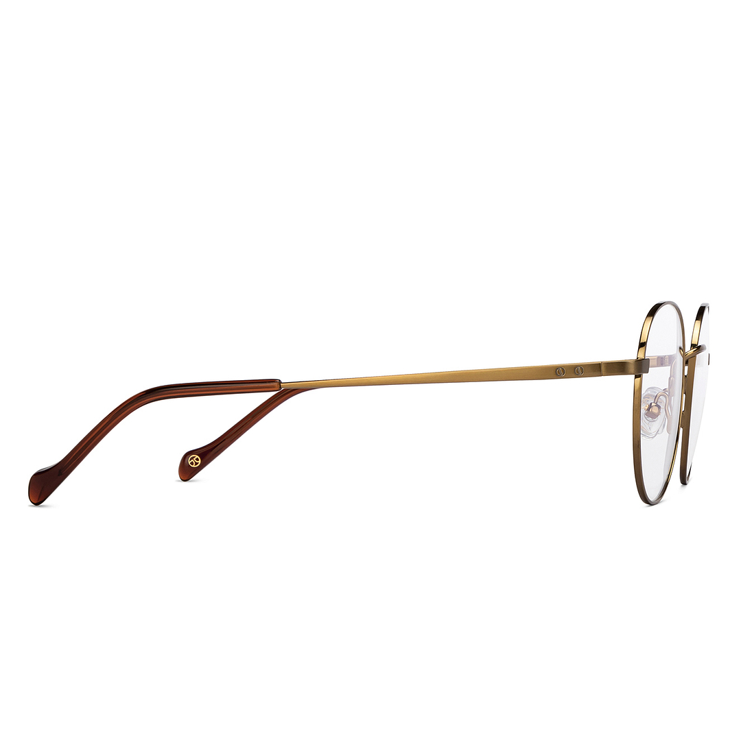 John Jacobs Online Dark Brown Full Rim Round left side