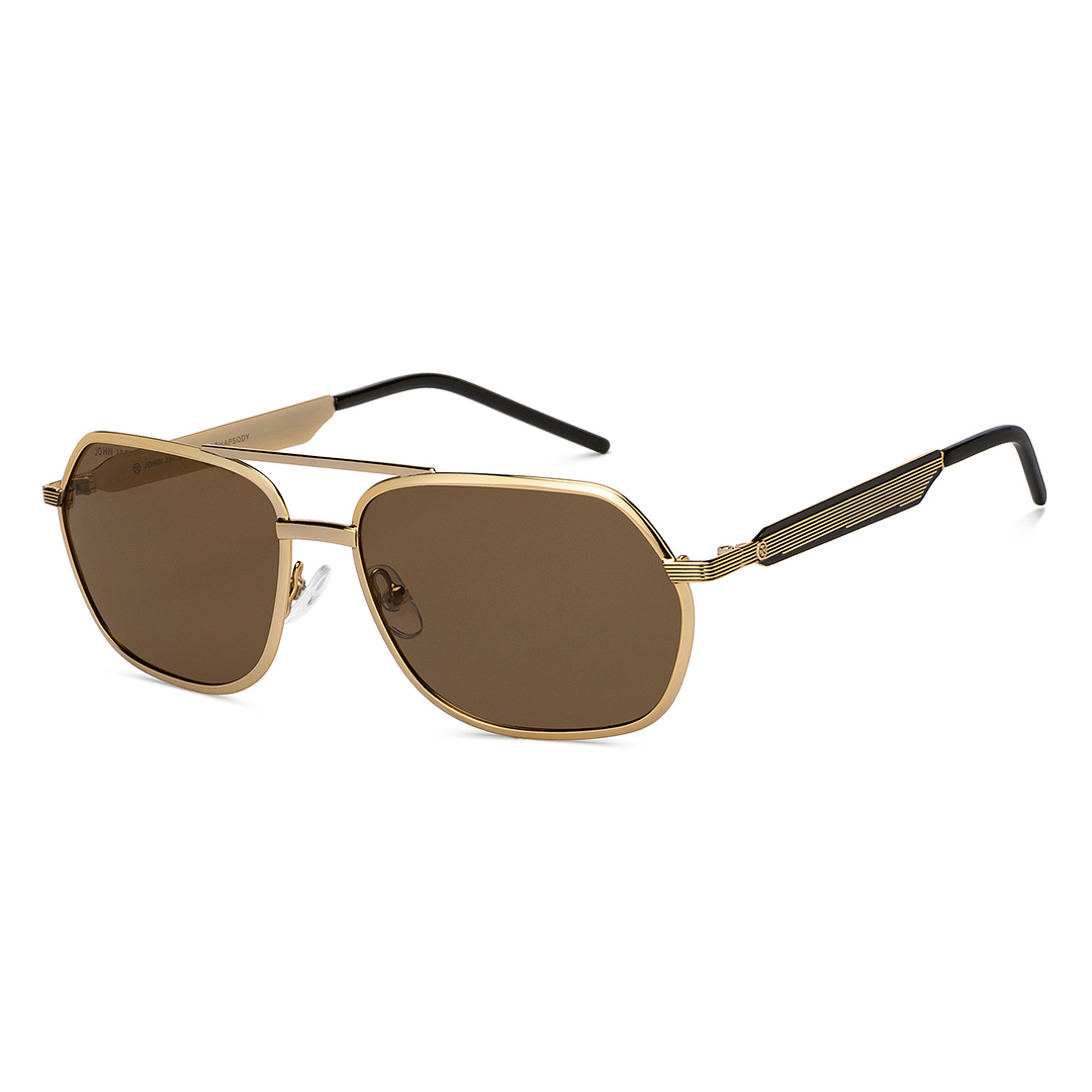 Buy Gold Brown Full Rim Square John Jacobs JJ Tints JJ S15465-C1