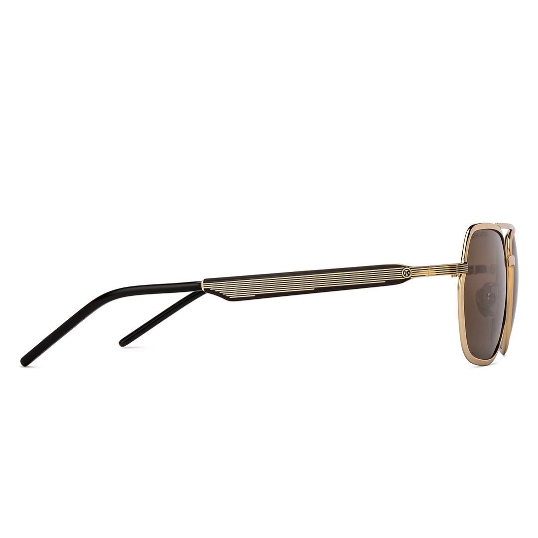 JJ Buy Gold Brown Full Rim Square John Jacobs JJ Tints JJ S15465-C1