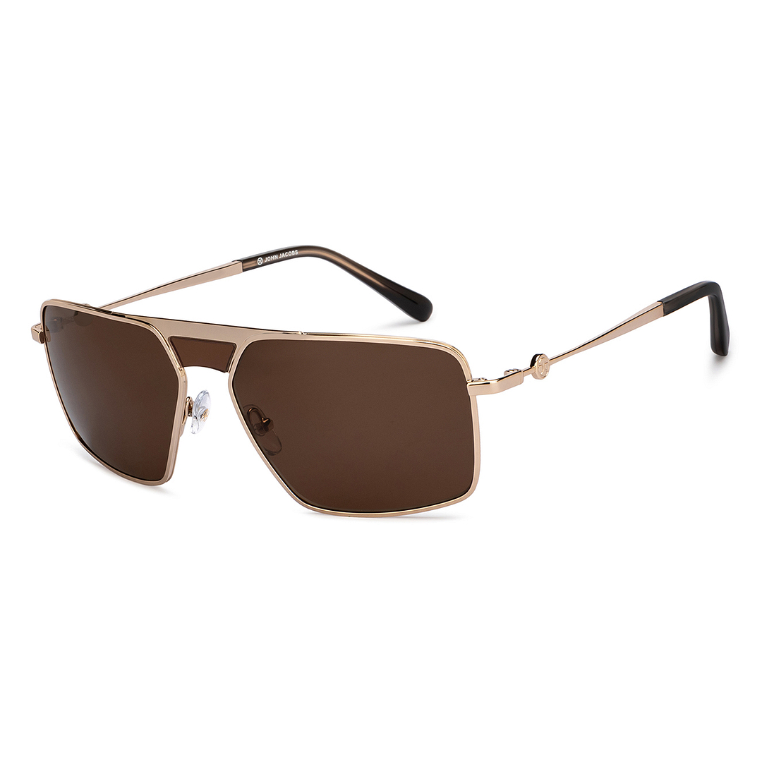 j*j様 SOHO Slimane180 希少　オークション Buy Gold Brown Full Rim Square John Jacobs JJ Tints JJ S15555-C3