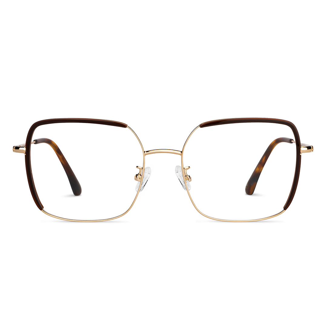 John Jacobs Online Gold Full Rim Square right side