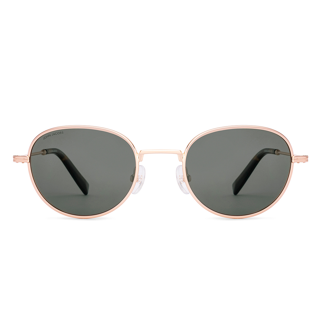 John Jacobs Gold Full Rim Round right side