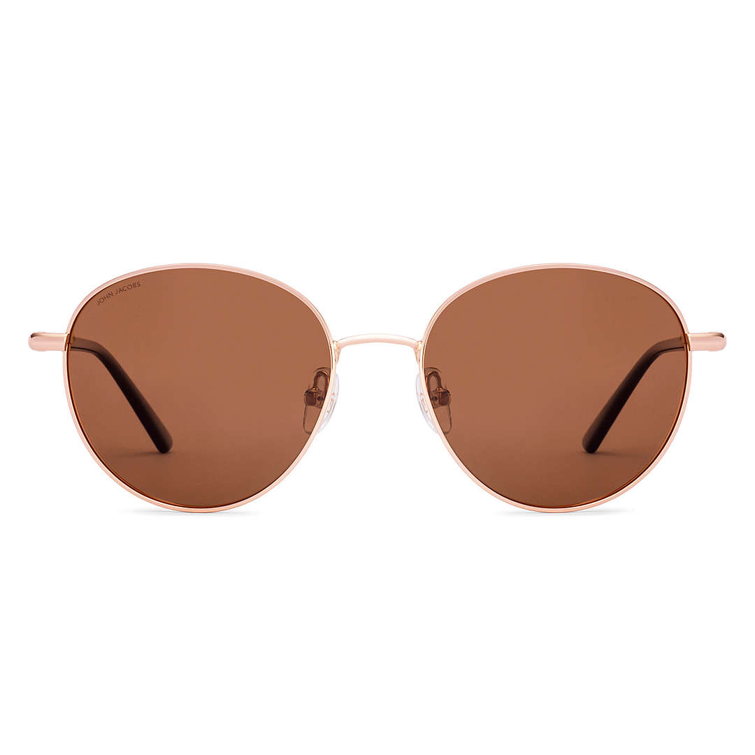 John Jacobs Gold Full Rim Round right side