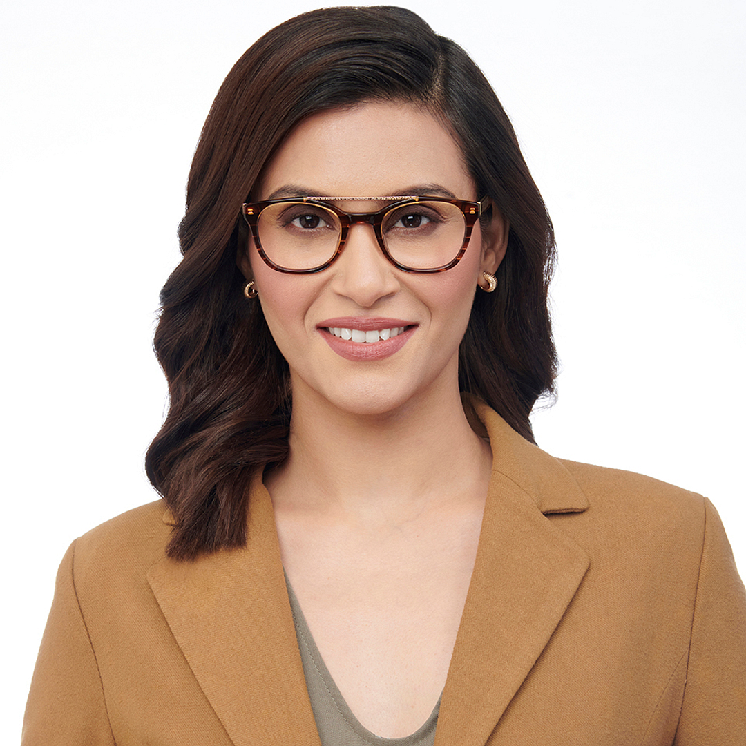 John Jacobs Online Gold Full Rim Square right side