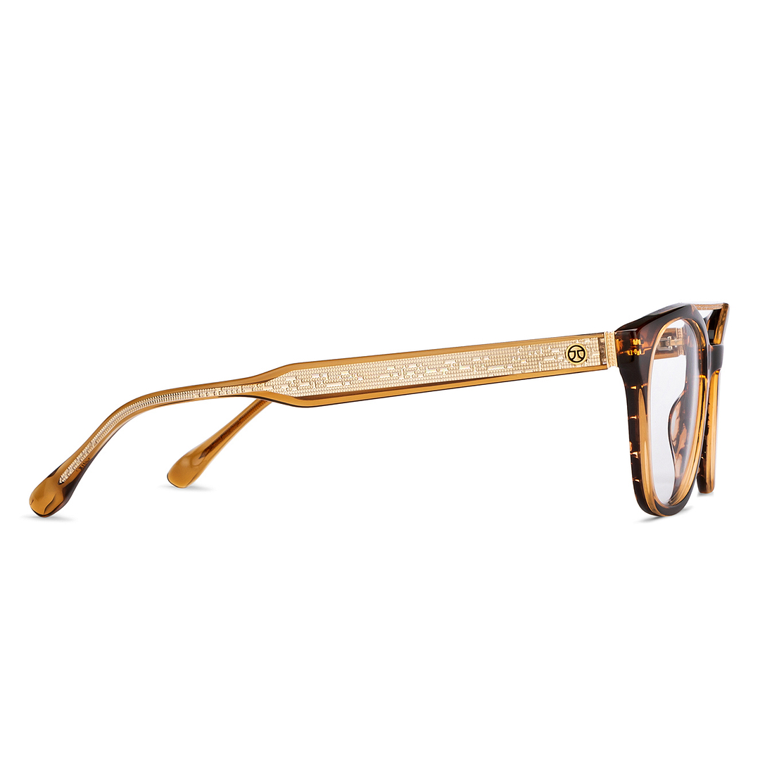 John Jacobs Online Gold Full Rim Square left side