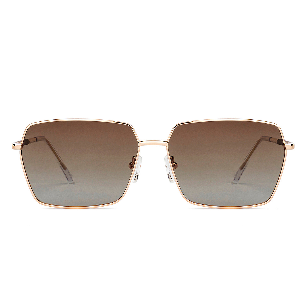 John Jacobs Online Gold Full Rim Hexagonal left side