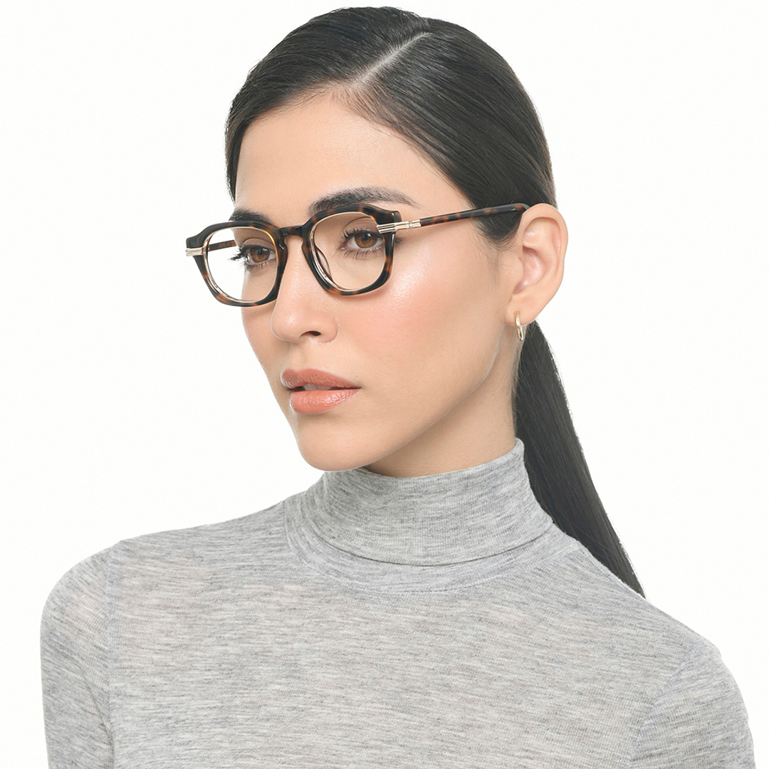 John Jacobs Gold Full Rim Round right side