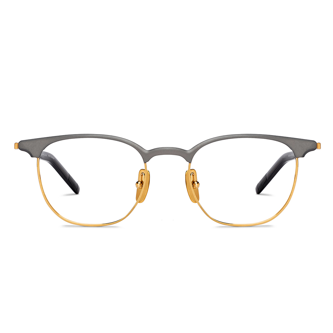 John Jacobs Online Gold Full Rim Clubmaster left side