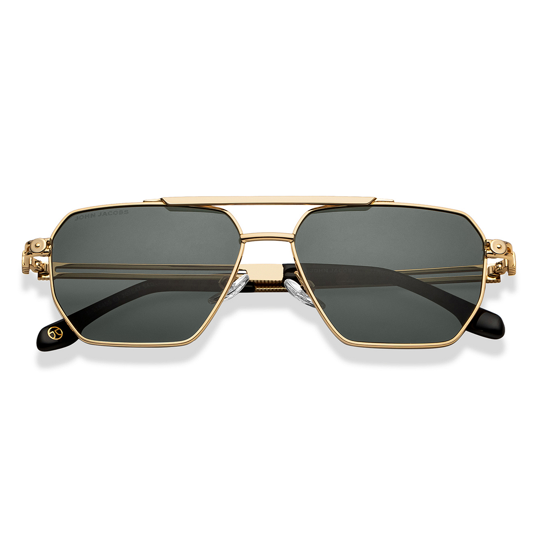 Buy Gold Grey Full Rim Square John Jacobs JJ Tints JJ S15455-C1