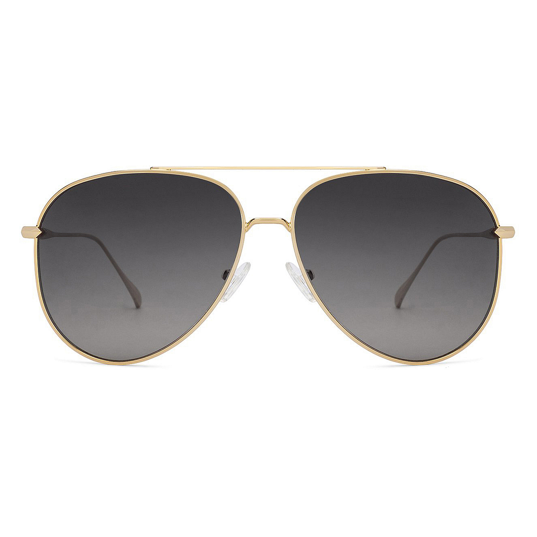 John Jacobs Online Gold Full Rim Aviator left side