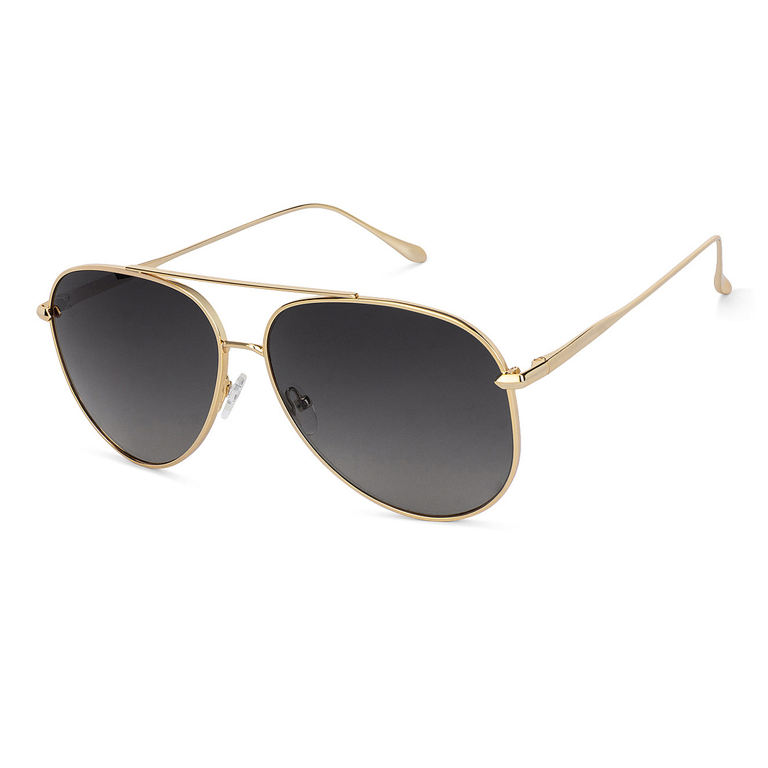 John Jacobs Online Gold Full Rim Aviator right side