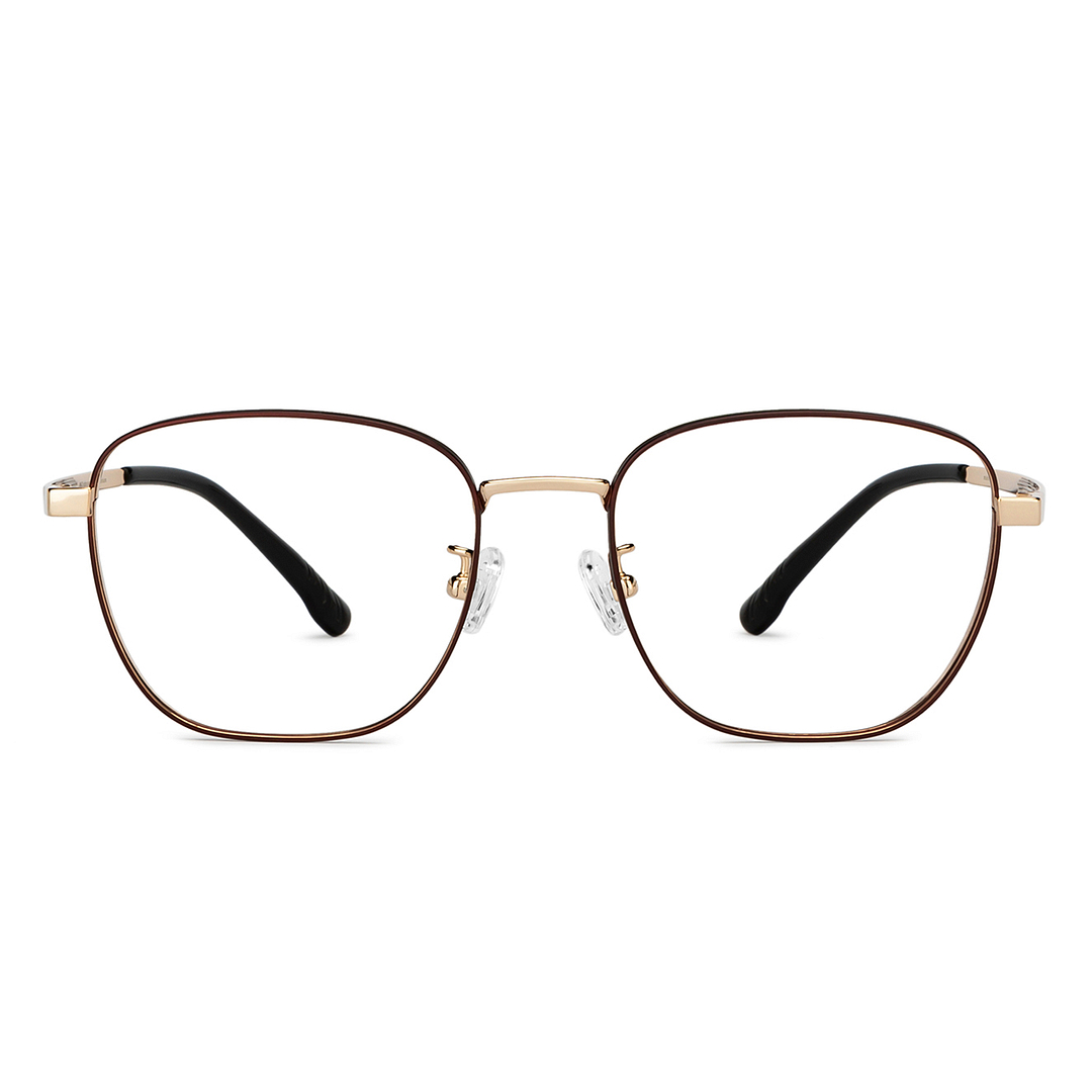 John Jacobs Gold Full Rim Square right side