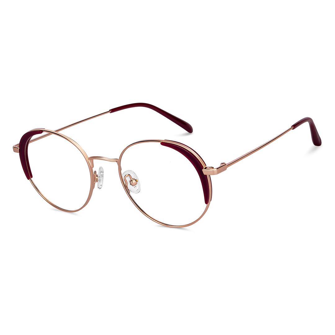 John Jacobs Online Gold Full Rim Round right side