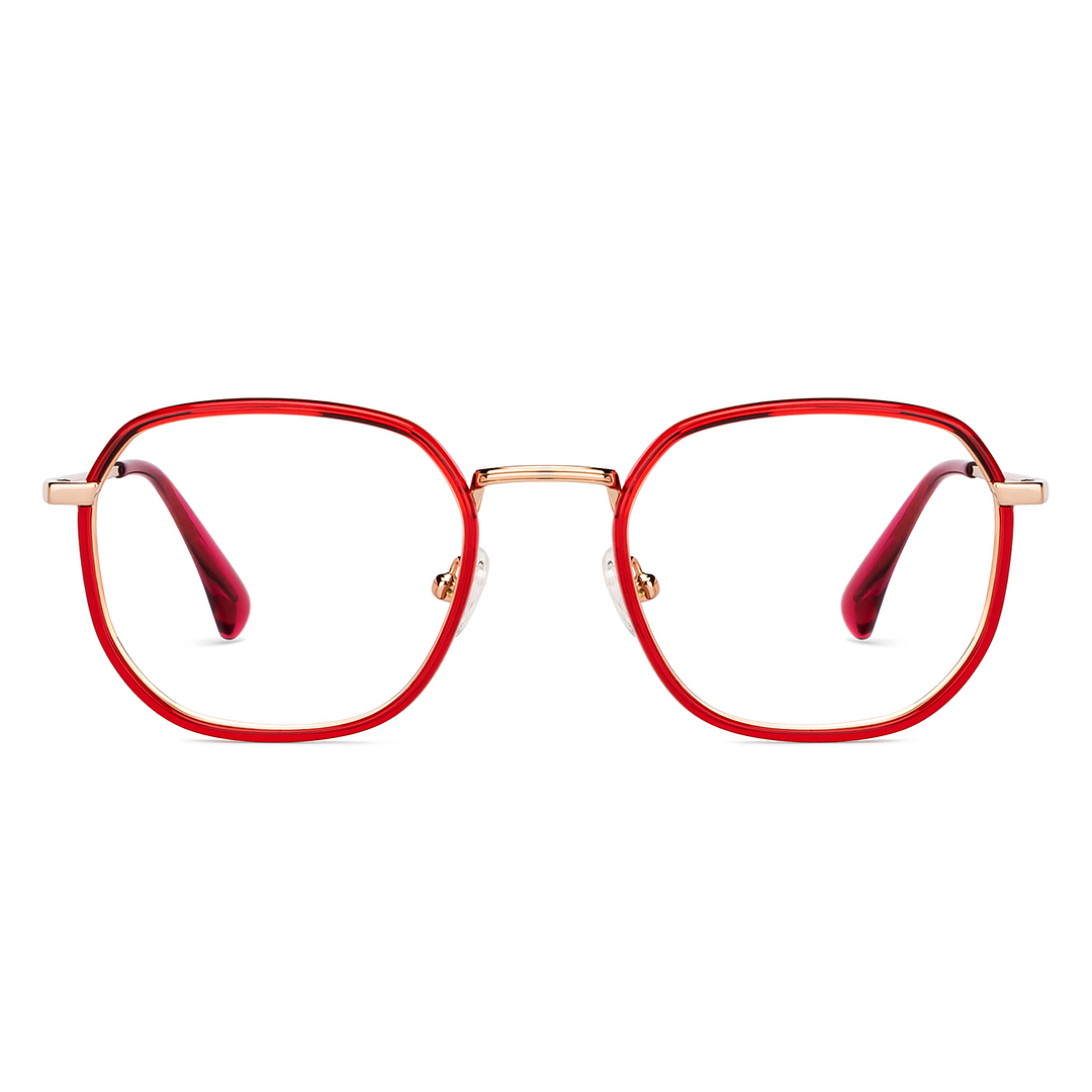 John Jacobs Online Gold Full Rim Square left side