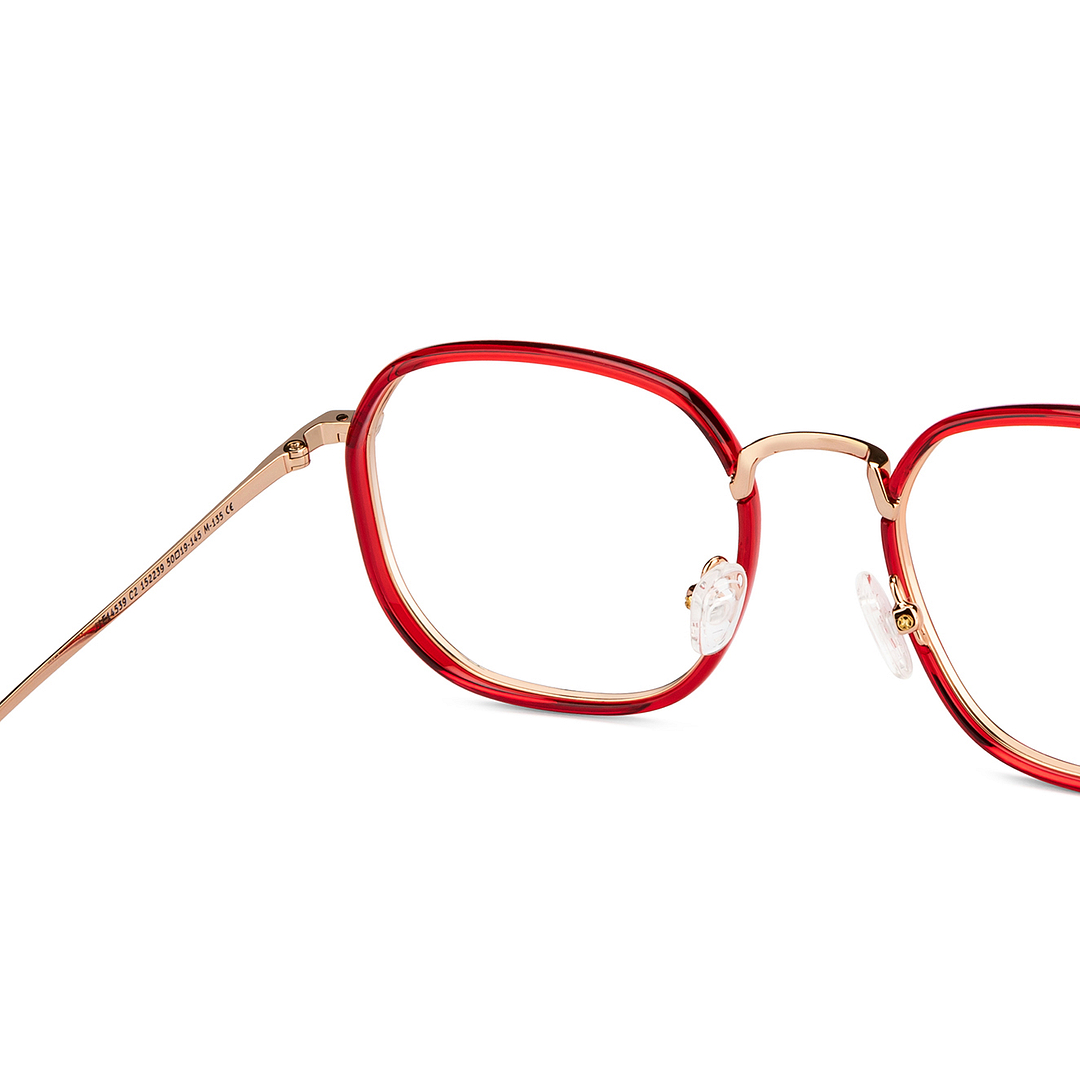 John Jacobs Online Gold Full Rim Square right side