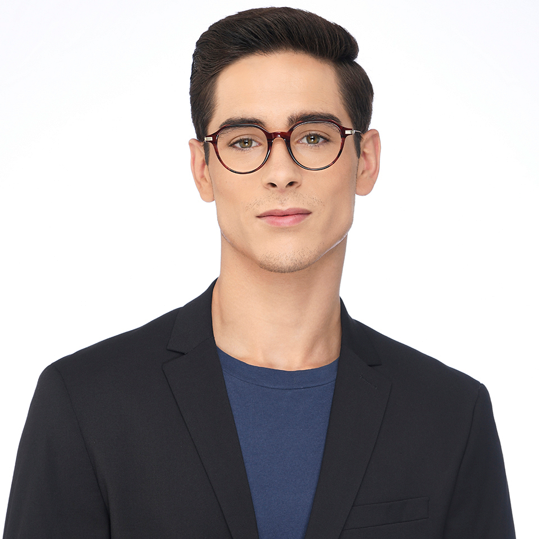 John Jacobs Gold Full Rim Round right side