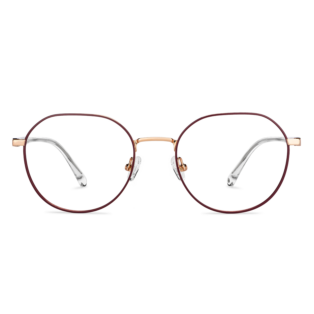 John Jacobs Gold Full Rim Geometric right side