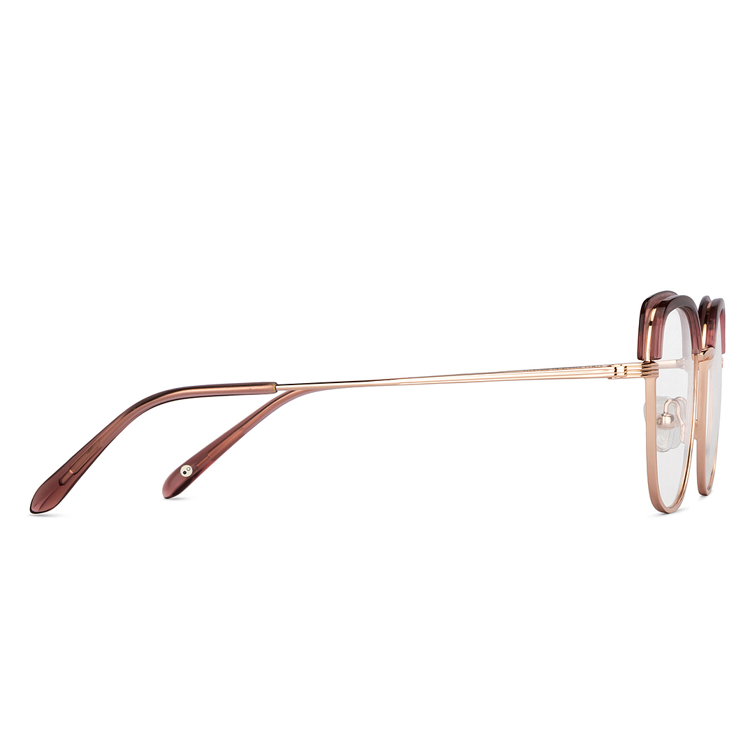 John Jacobs Online Gold Full Rim Square left side