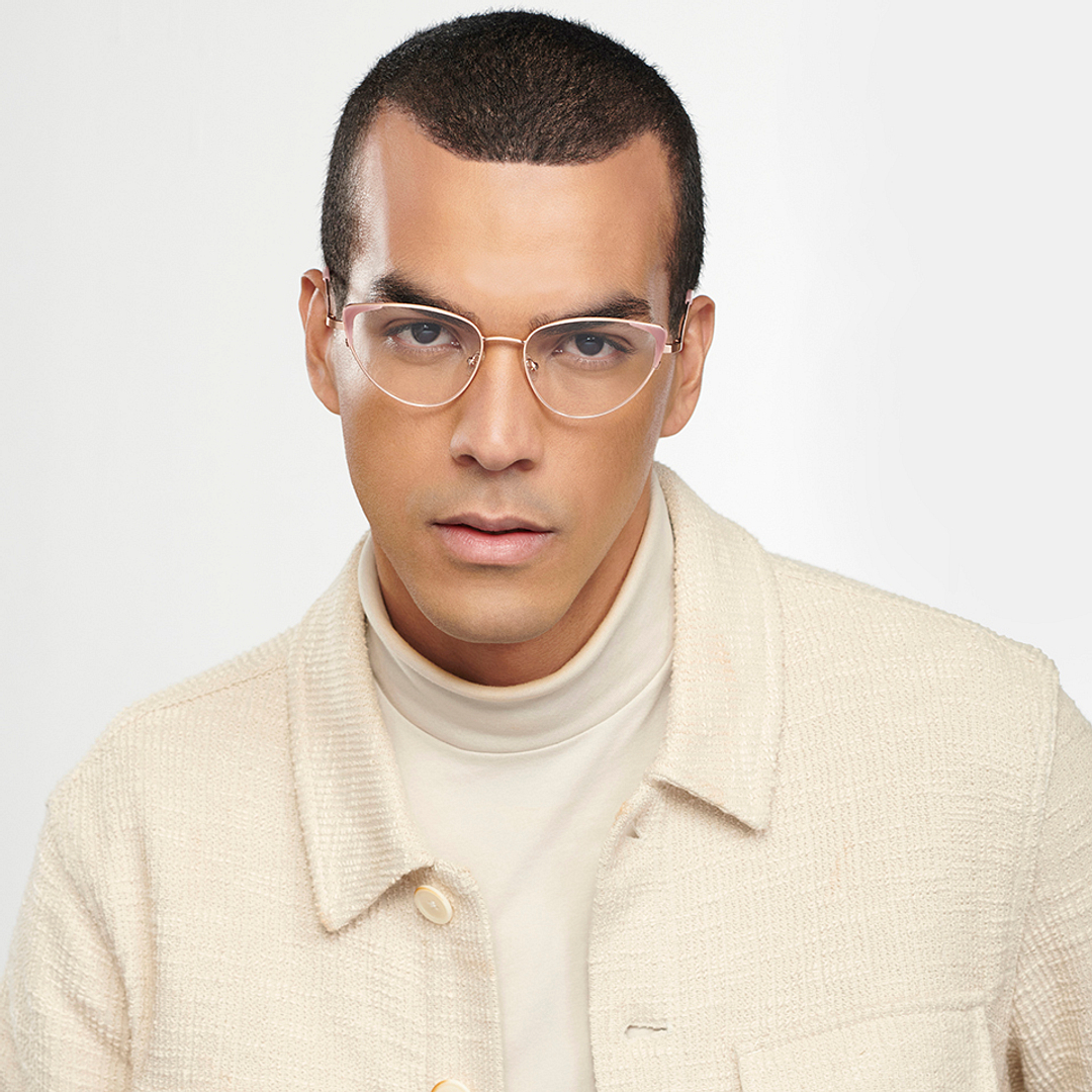 John Jacobs Online Gold Full Rim Cat Eye right side