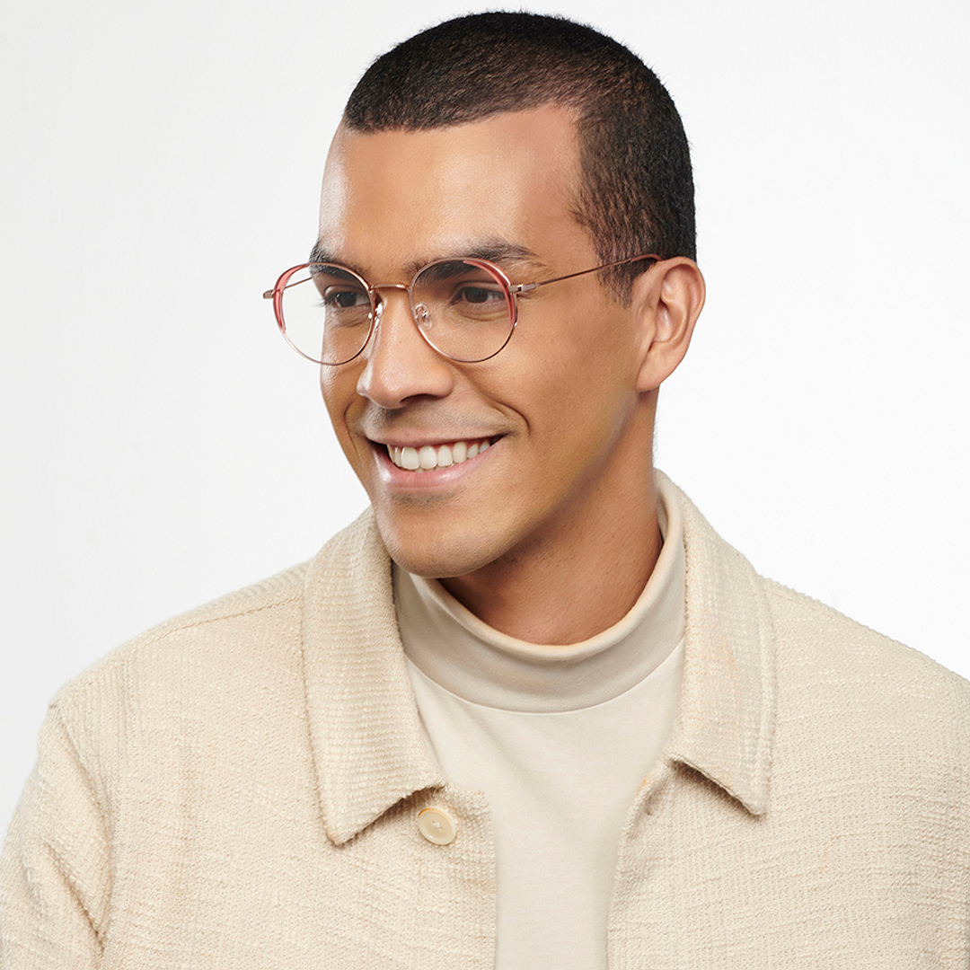 John Jacobs Online Gold Full Rim Round right side