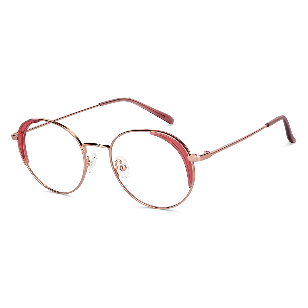 John Jacobs Online Gold Full Rim Round right side