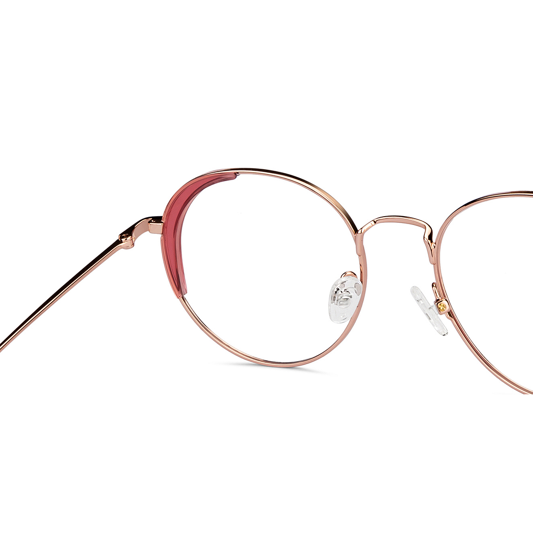 John Jacobs Online Gold Full Rim Round right side