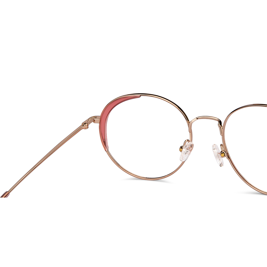 John Jacobs Gold Full Rim Round right side