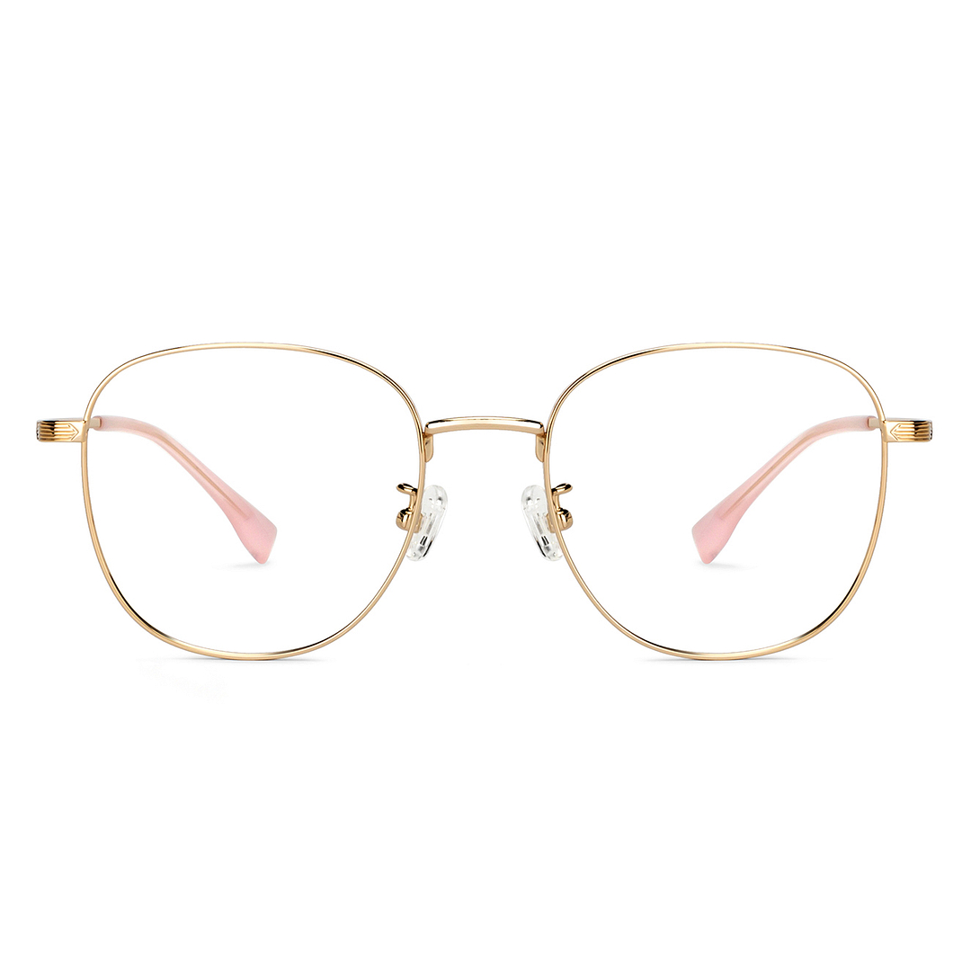 John Jacobs Online Gold Full Rim Square right side