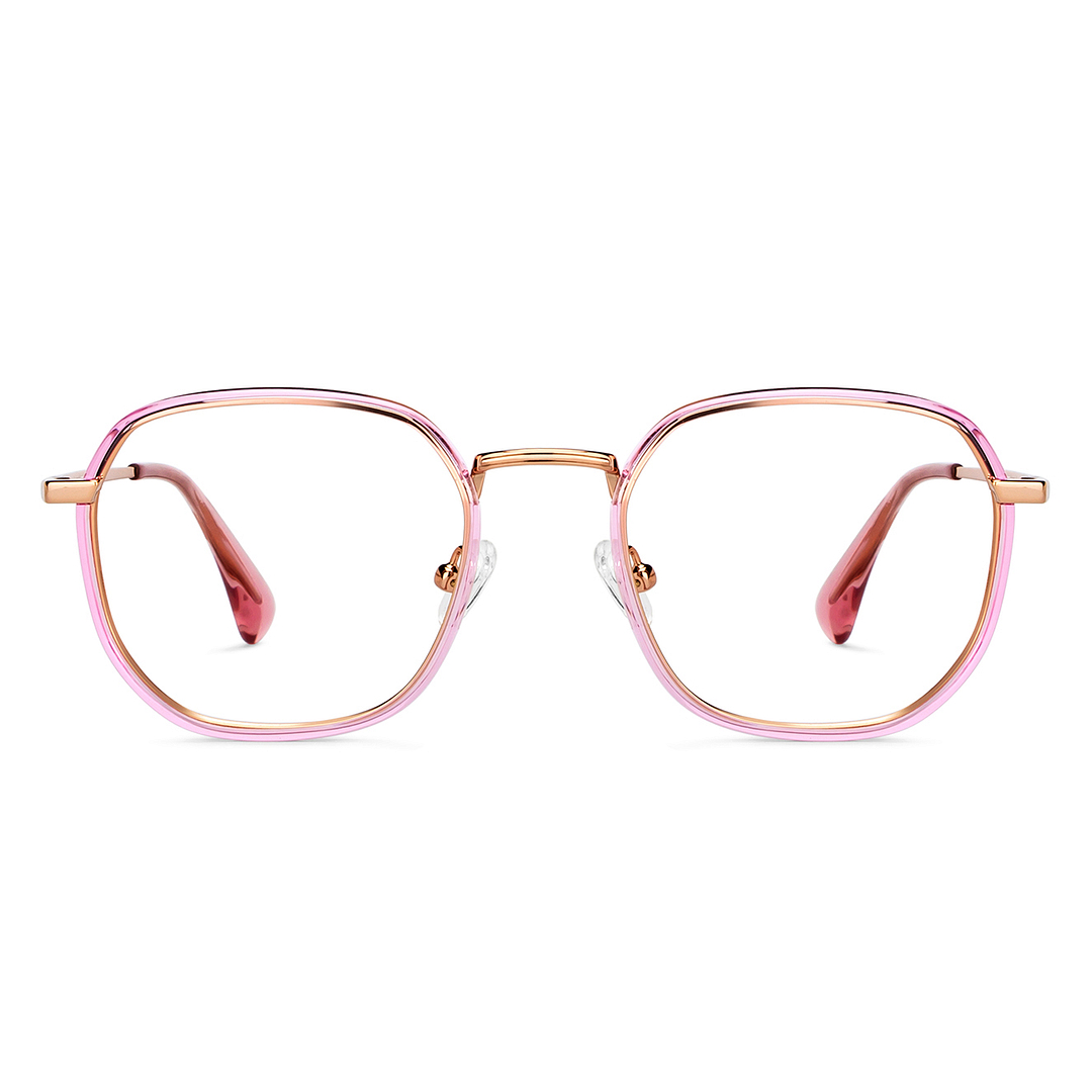 John Jacobs Online Gold Full Rim Square left side