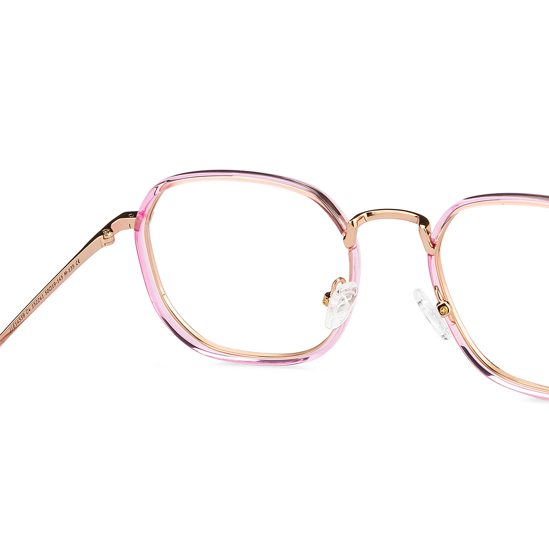 John Jacobs Online Gold Full Rim Square right side