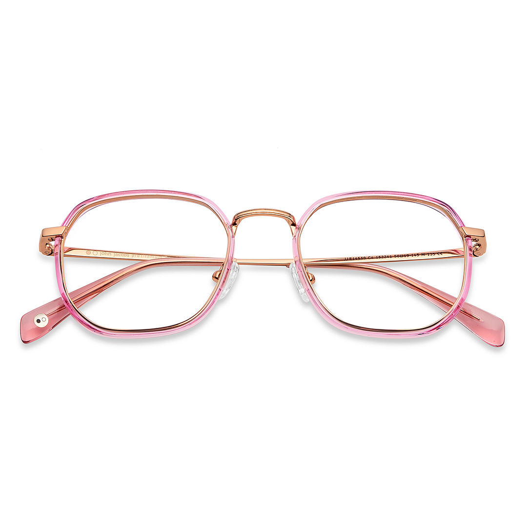 John Jacobs Online Gold Full Rim Square left side