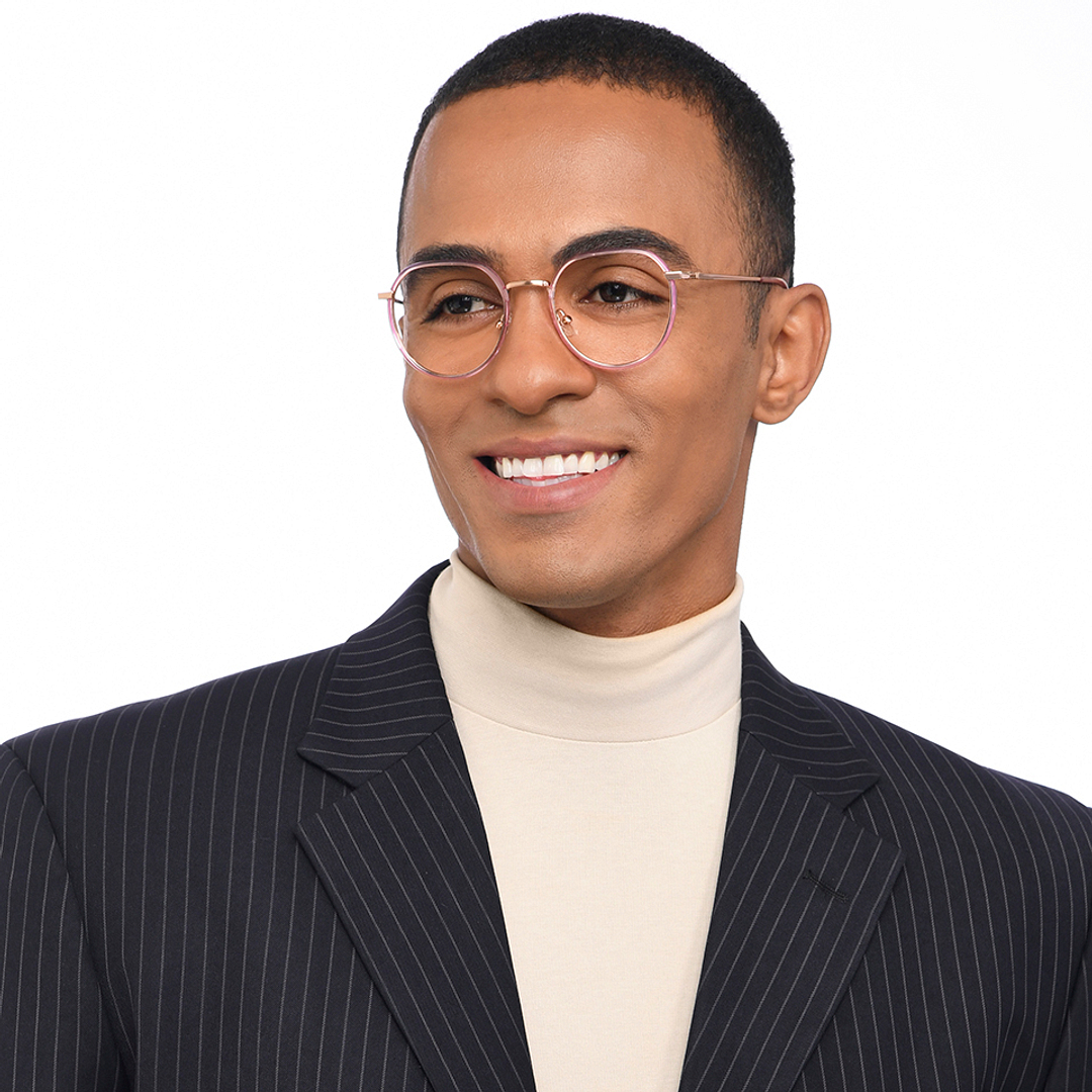 John Jacobs Online Gold Full Rim Square left side