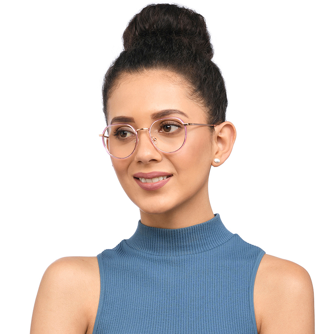 John Jacobs Online Gold Full Rim Square right side