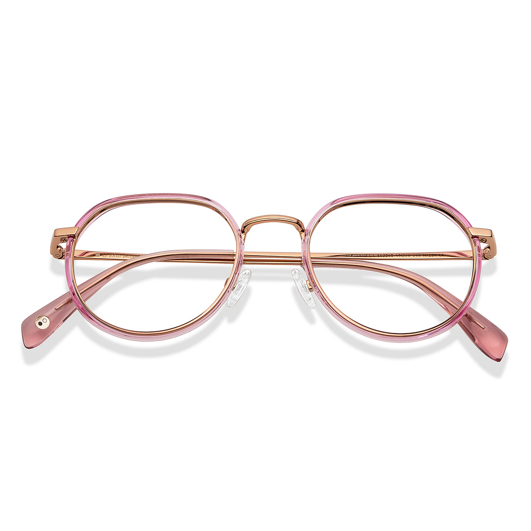 John Jacobs Online Gold Full Rim Square left side