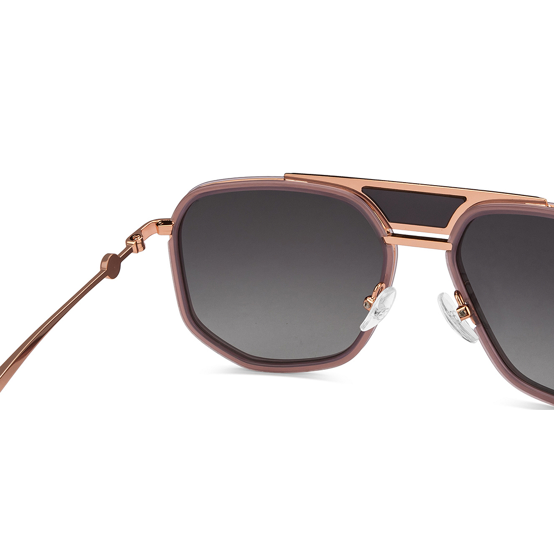 John Jacobs Gold Full Rim Square right side