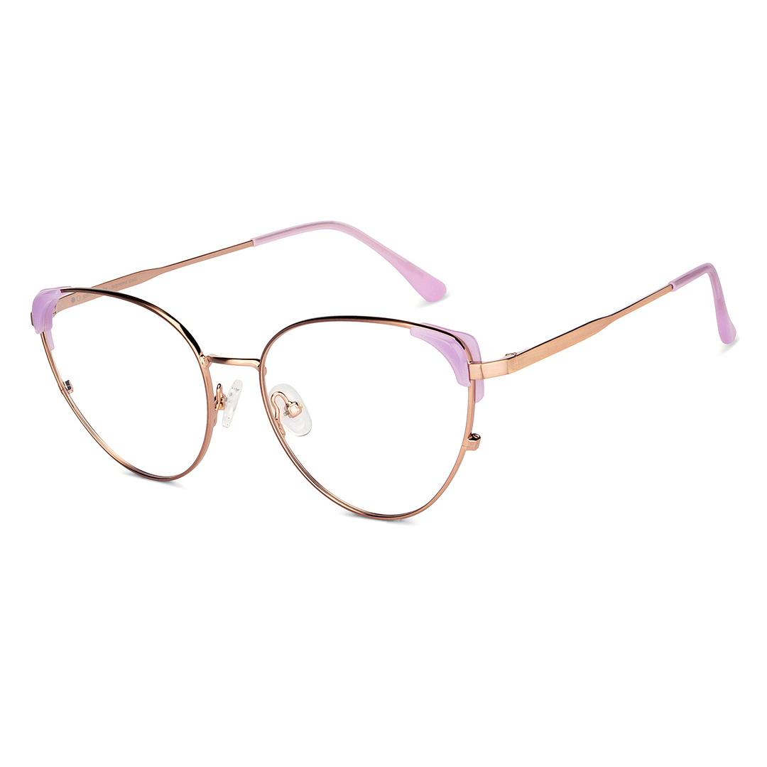 John Jacobs Online Gold Full Rim Cat Eye right side