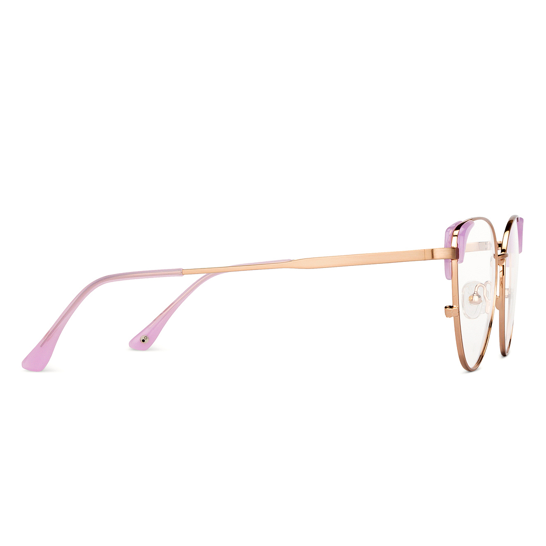 John Jacobs Online Gold Full Rim Cat Eye left side