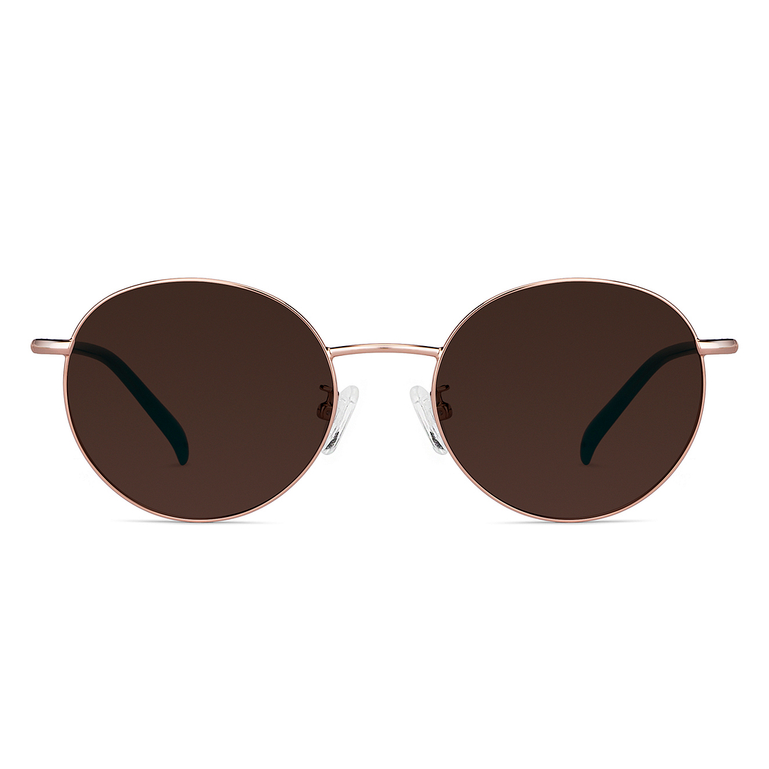 John Jacobs Online Gold Full Rim Round right side