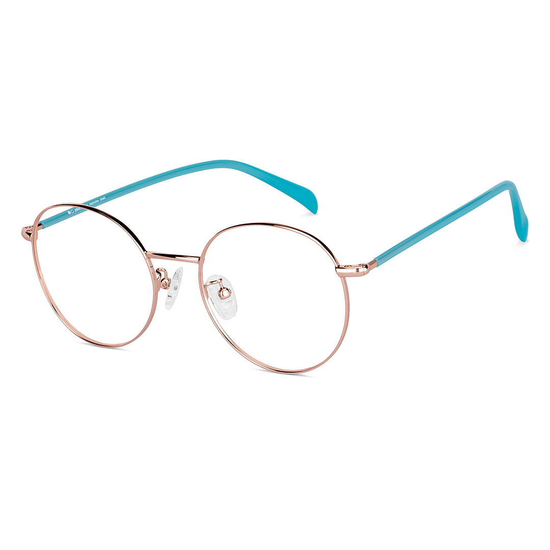 John Jacobs Online Gold Full Rim Round left side