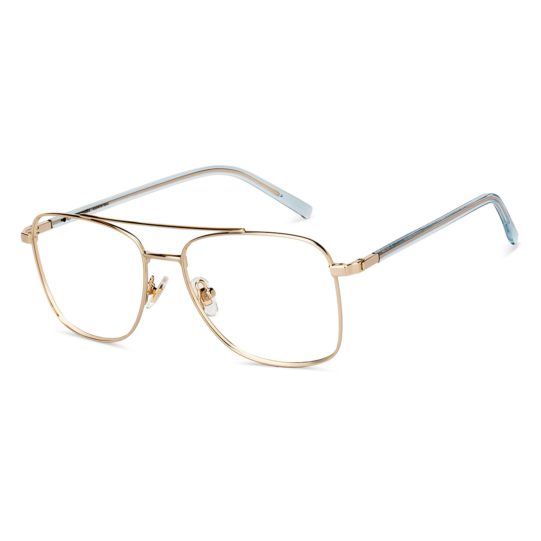 John Jacobs Online Gold Full Rim Square right side