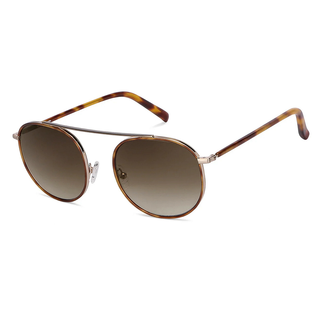 John Jacobs Gold Full Rim Round left side