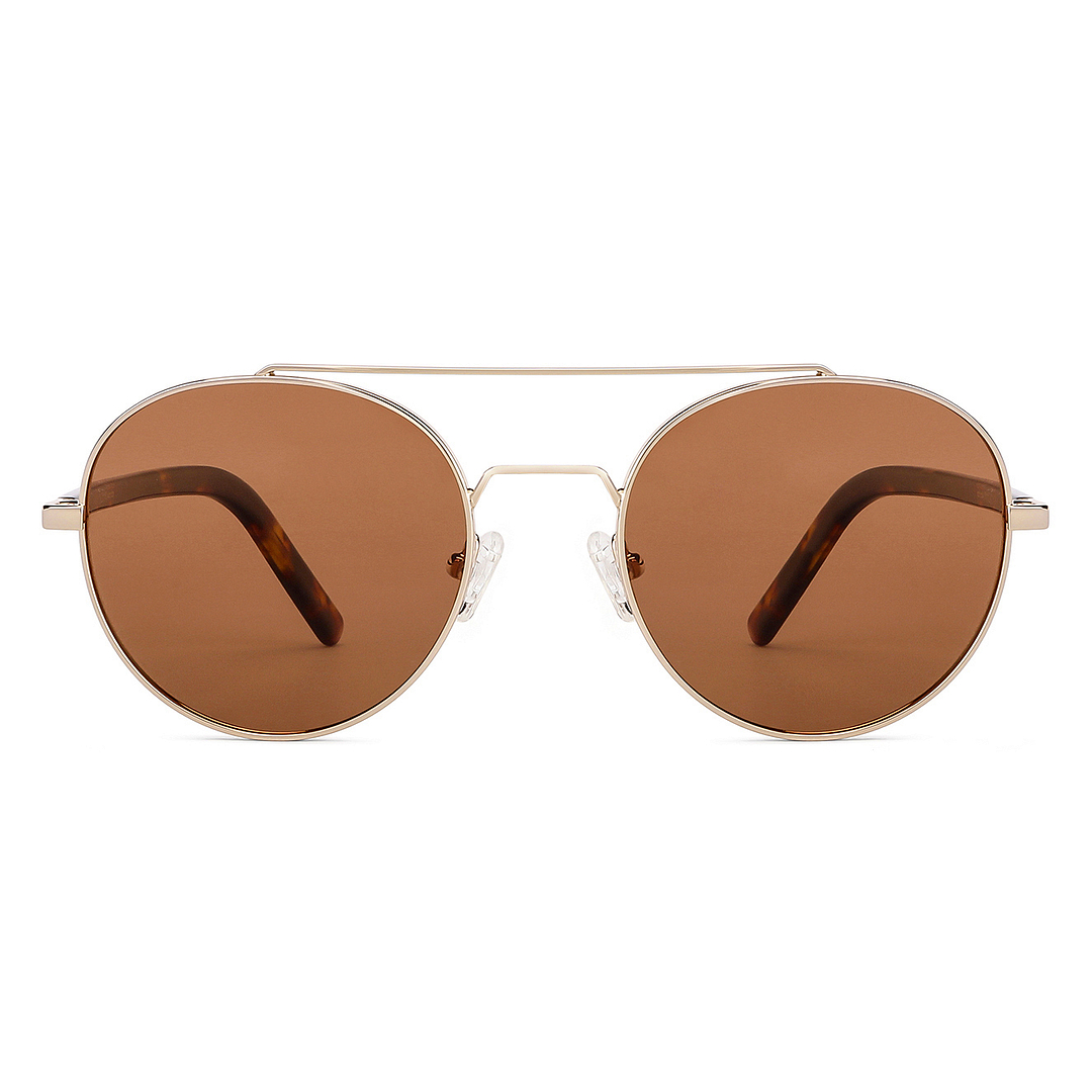 John Jacobs Gold Full Rim Round left side