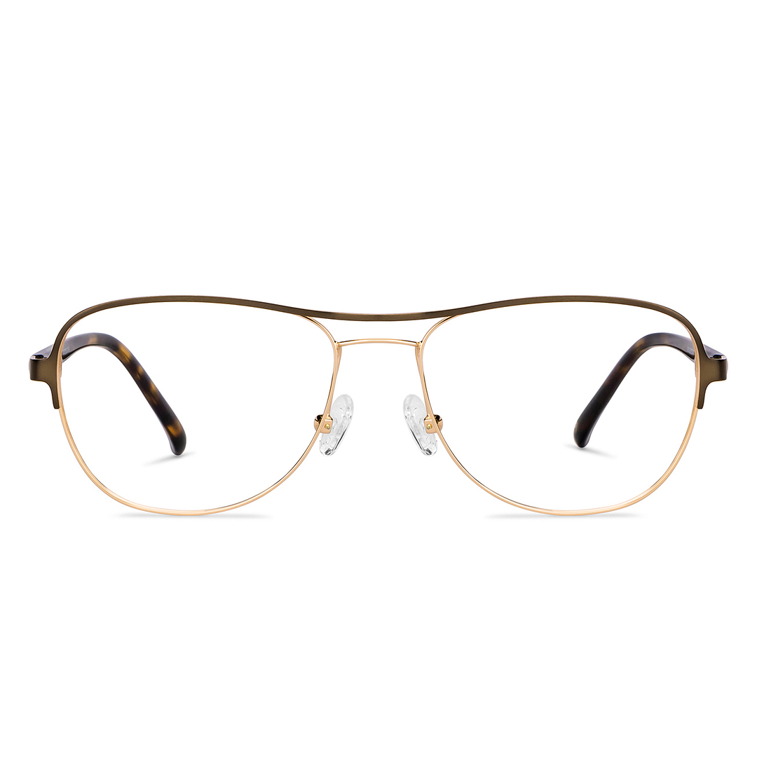 John Jacobs Online Gold Full Rim Aviator right side