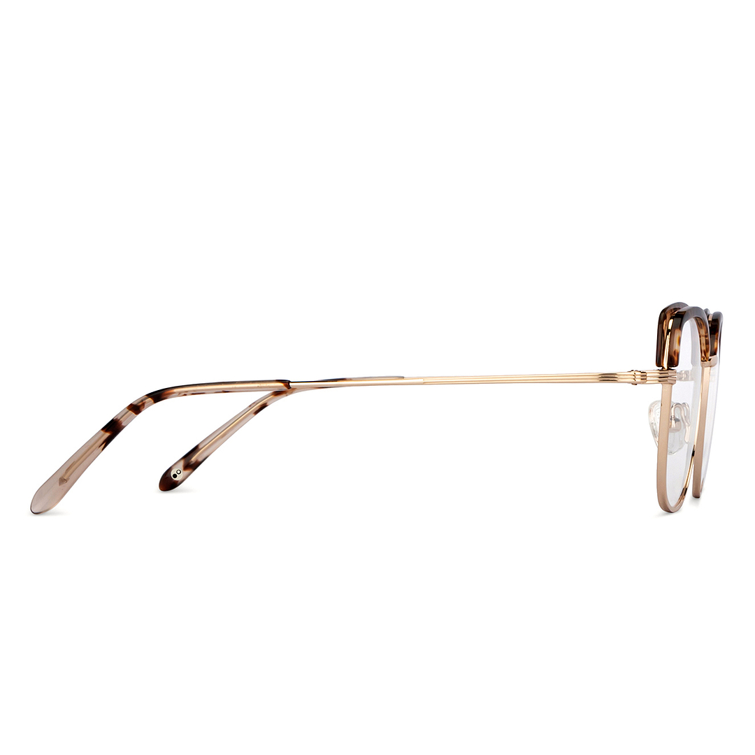 John Jacobs Online Gold Full Rim Square left side