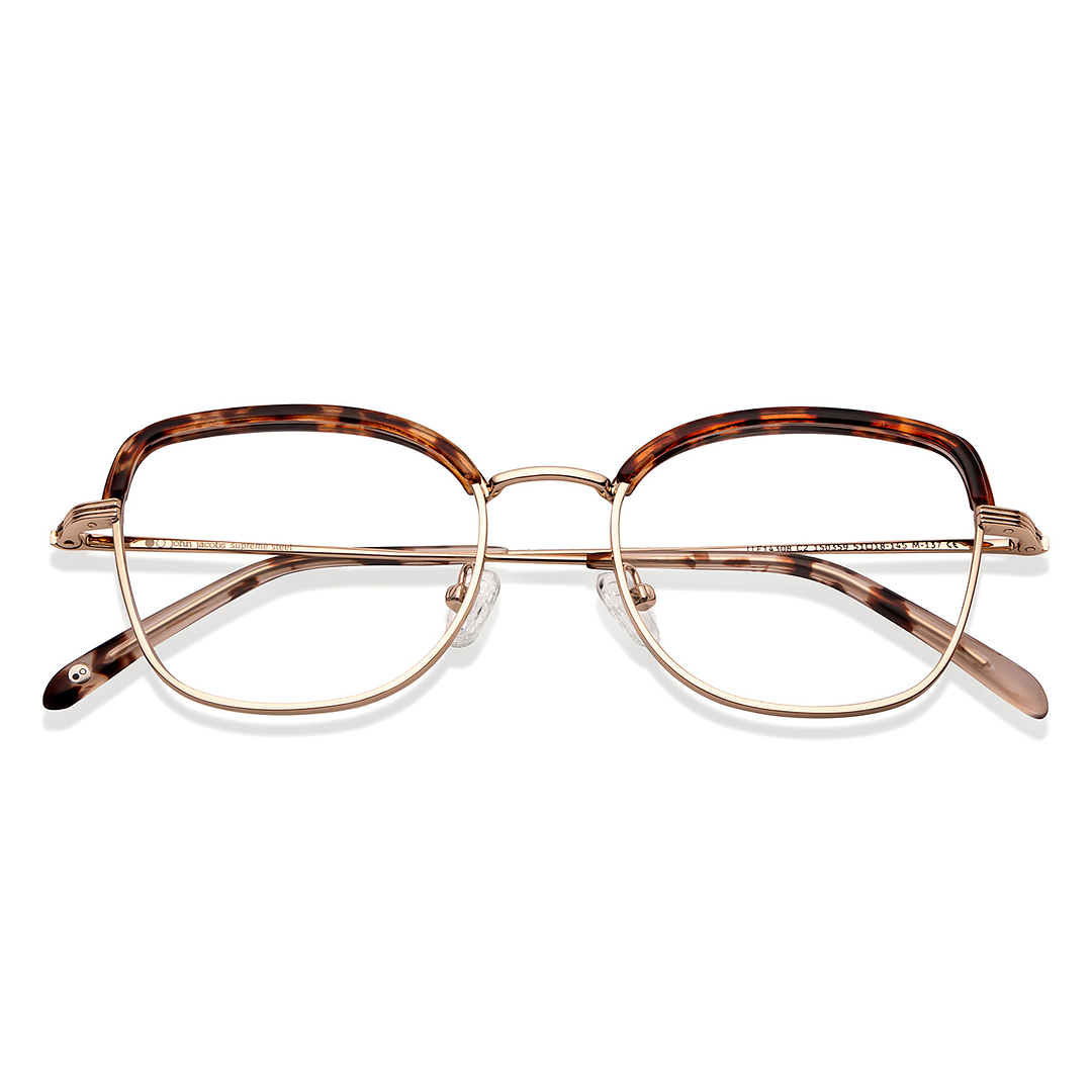 John Jacobs Online Gold Full Rim Square left side